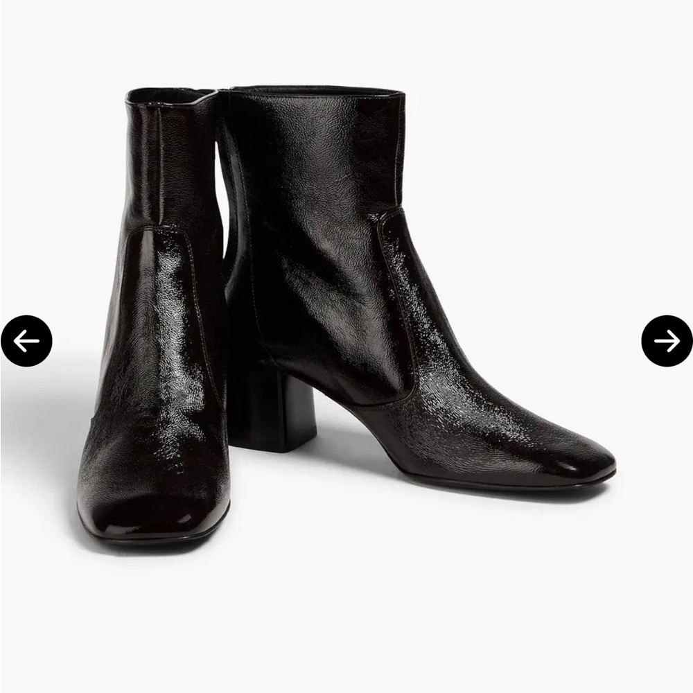 Sandro Dark Brown Heeled Boots